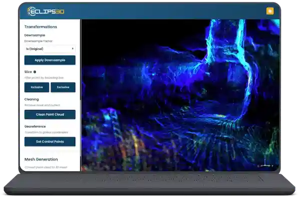Point cloud editing with Eclipsed