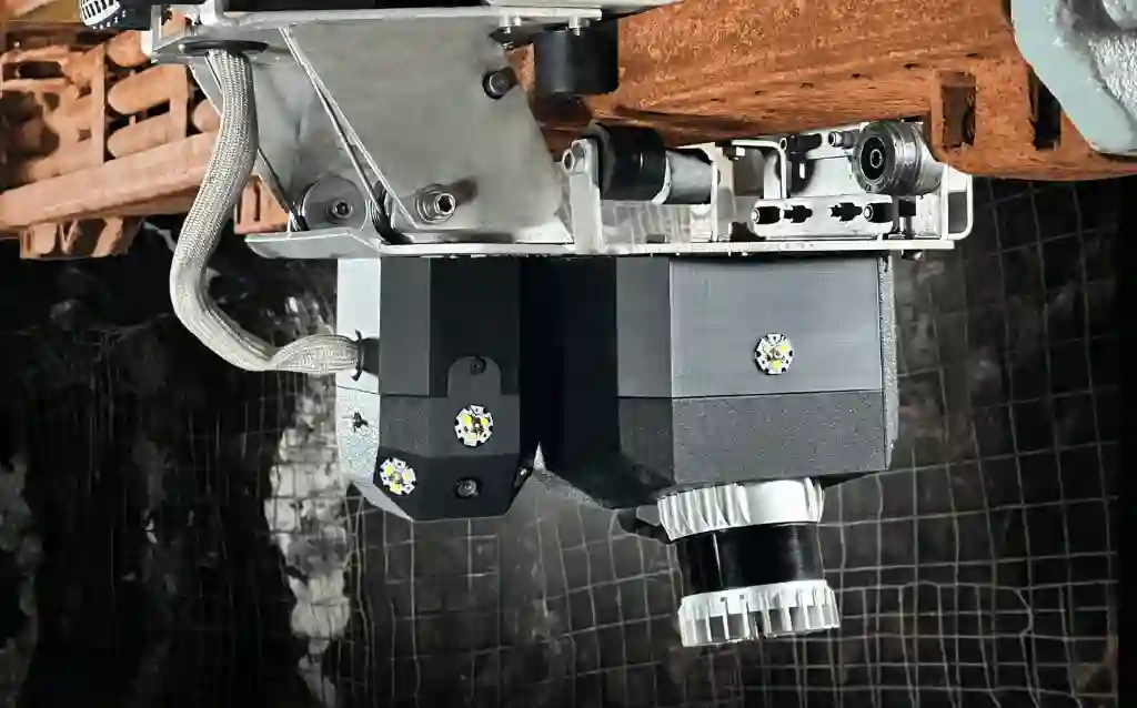 Alimak Rail-mounted platform for repeatable LiDAR and visual data capture