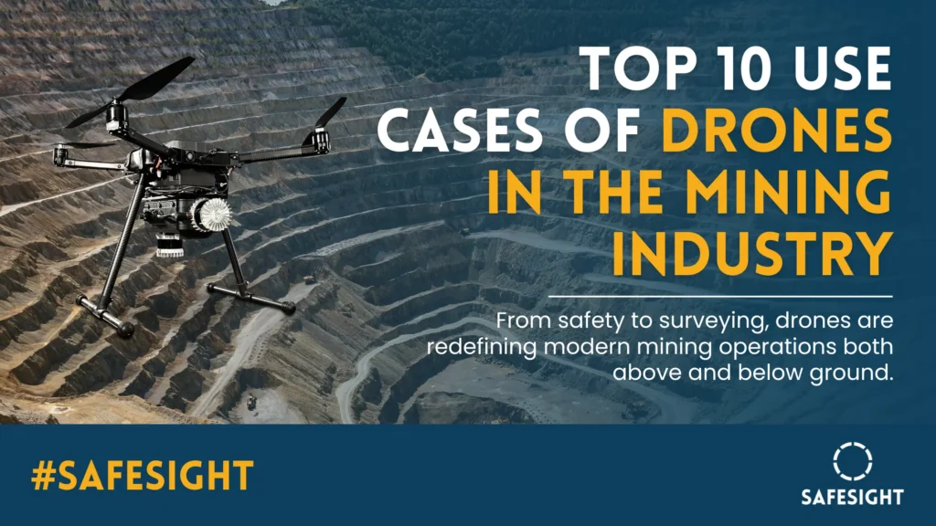 Mining drones operating at a surface site